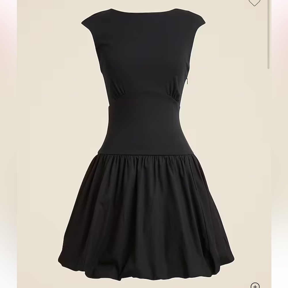 NWT! J.Crew Bubble-hem mixy dress. Medium